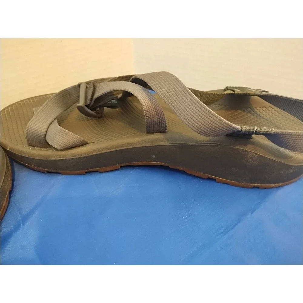 Chaco Z Cloud Classic Outdoors Hiking Trail Open Toe Sandals Sz 13 Mens Gray